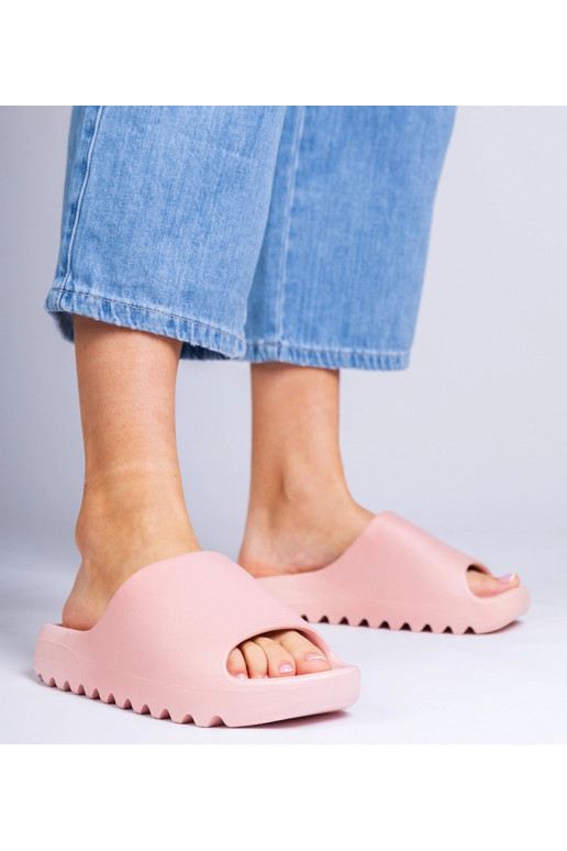 Infradito rosa in gomma Serrano