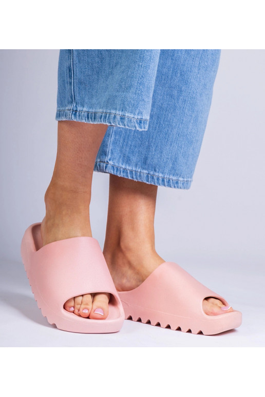 Infradito rosa in gomma Serrano