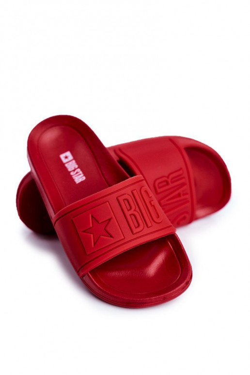 Pantofole Infantile Big Star colore rosso DD374156