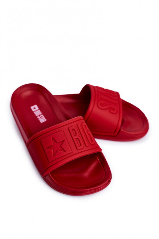 Pantofole Infantile Big Star colore rosso DD374156