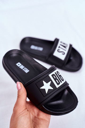 Pantofole nere per bambini Big Star DD374150