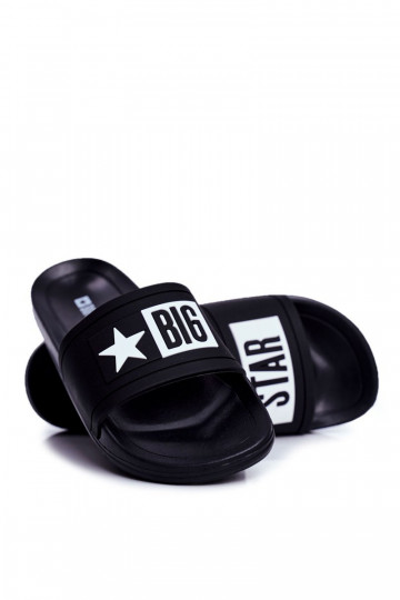 Pantofole nere per bambini Big Star DD374150 2