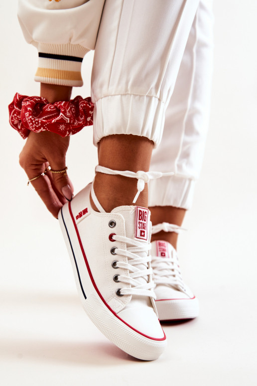 Femminile  scarpe casual BIG STAR JJ274123 Colore bianco