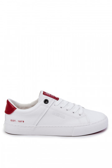 Pelle Deveschio Scarpe da ginnastica Big Star JJ174106 Bianco-colore rosso 2