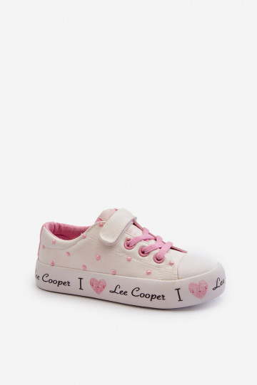Scarpe casual bianche per bambini Lee Cooper LCIN-24-02-2159
