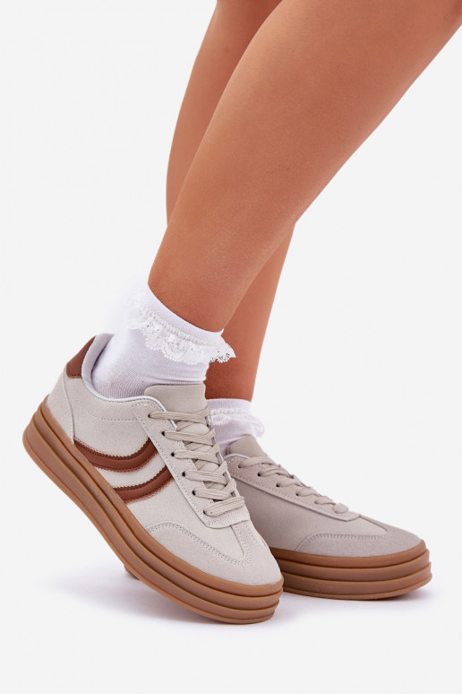 Sneakers da donna grigie e stilose...