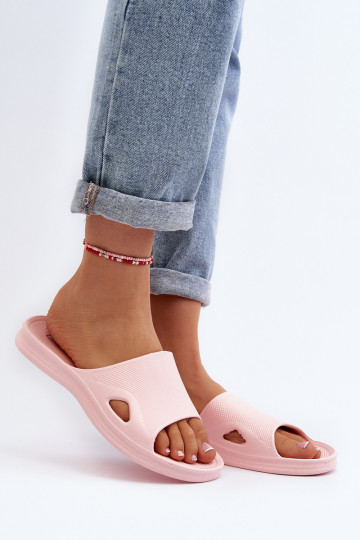 Elegantello classico Pantofole da donna colore rosa Juniria 2