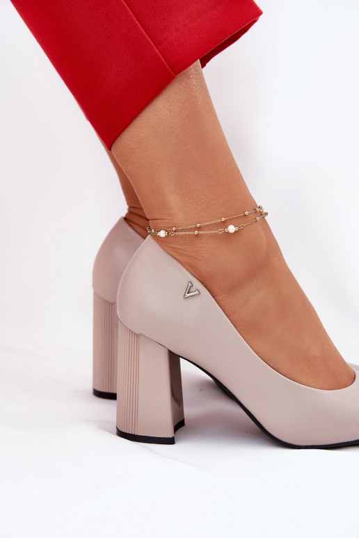 Stile elegante Scarpe con i tacchi Vinceza 62220 colore grigio