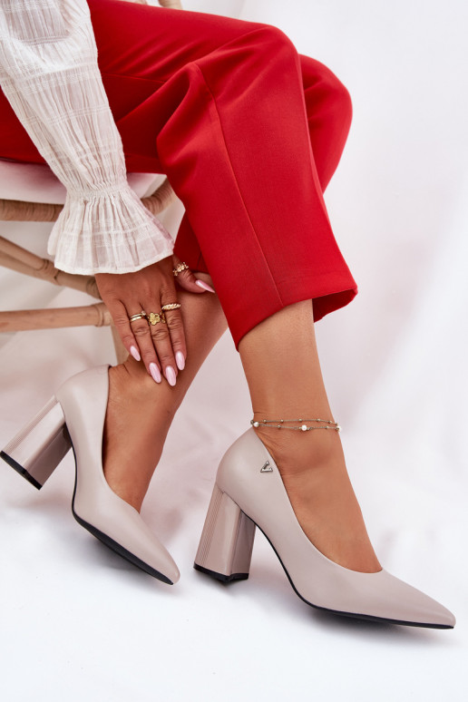 Stile elegante Scarpe con i tacchi Vinceza 62220 colore grigio