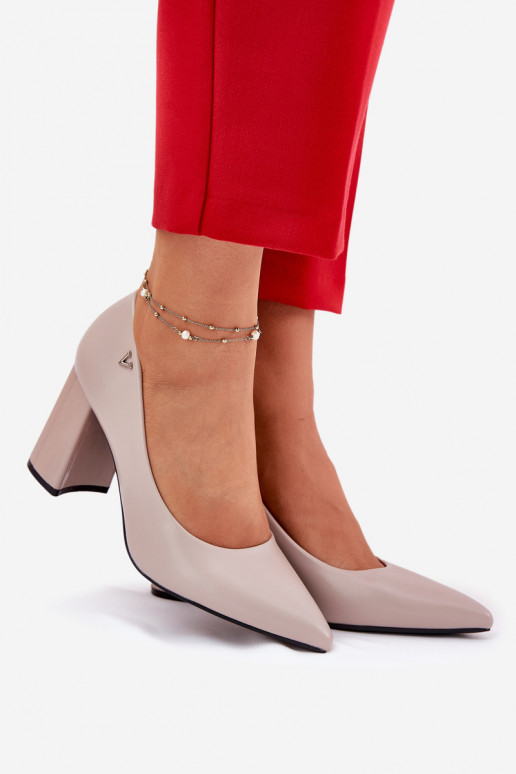 Stile elegante Scarpe con i tacchi Vinceza 62220 colore grigio