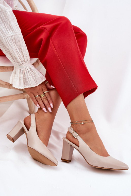 Conveniente Scarpe con i tacchi Sergio Leone SK162 beige