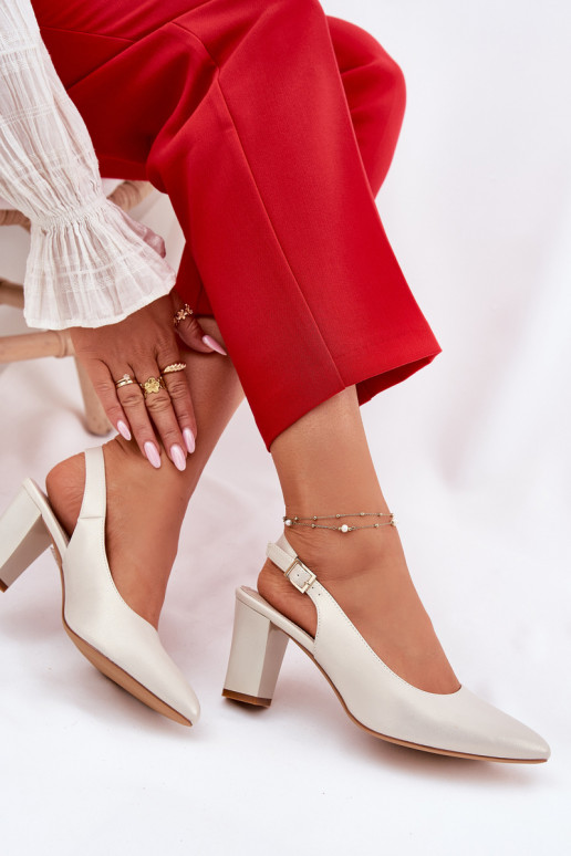 Conveniente Scarpe con i tacchi Sergio Leone SK162 madreperla