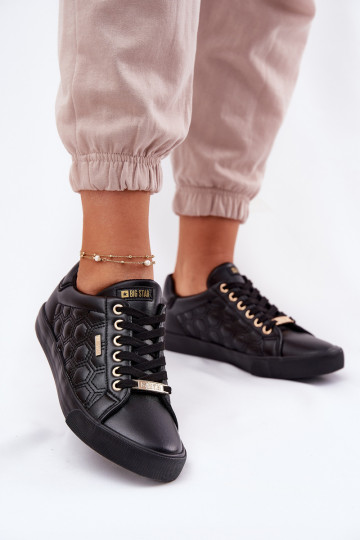 Scarpe per il tempo libero in ecopelle Big Star RR274323 colore nero