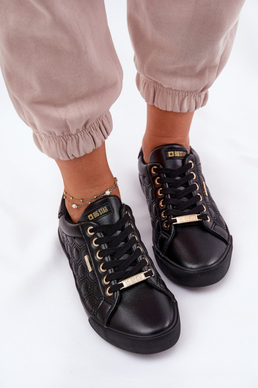 Scarpe per il tempo libero in ecopelle Big Star RR274323 colore nero