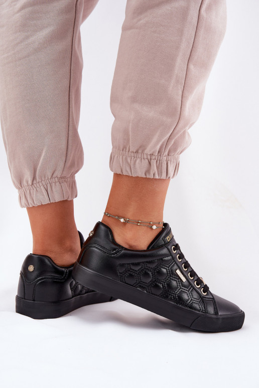 Scarpe per il tempo libero in ecopelle Big Star RR274323 colore nero