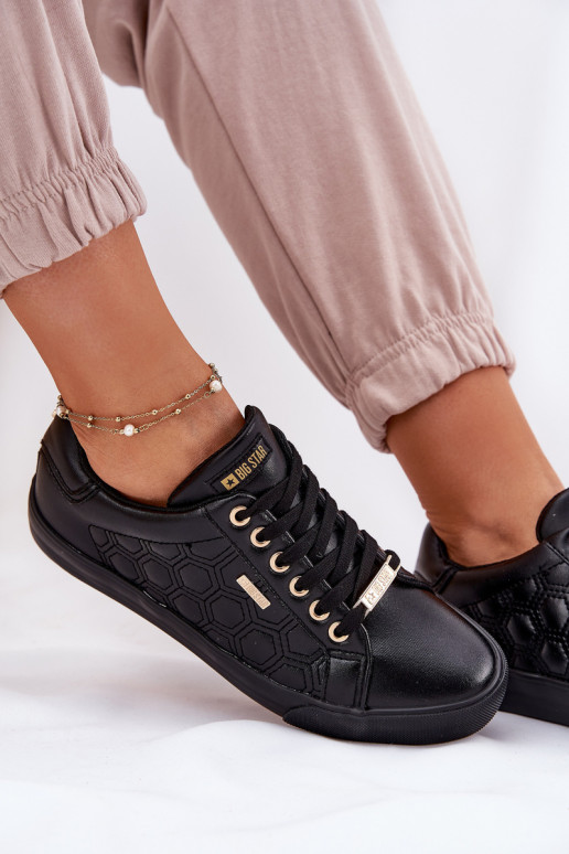 Scarpe per il tempo libero in ecopelle Big Star RR274323 colore nero