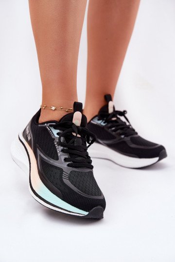 Scarpe sportive da donna Big Star RR274A160 HI-POLY SYSTEM nere