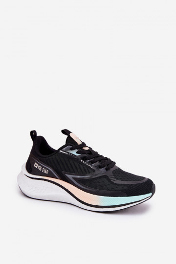 Scarpe sportive da donna Big Star RR274A160 HI-POLY SYSTEM nere 2