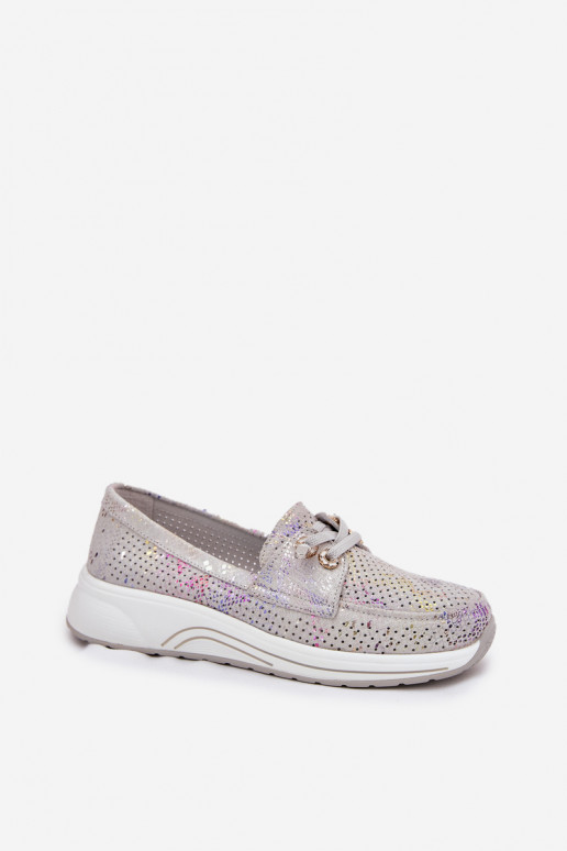 dalla pelle scamosciata scarpe Realizzato in pelle naturale con una piattaforma Artiker 56C2104 colore grigio dalla pelle scamosciata scarpe Realizzato in pelle naturale con una piattaforma Artiker 56C2104 colore grigio