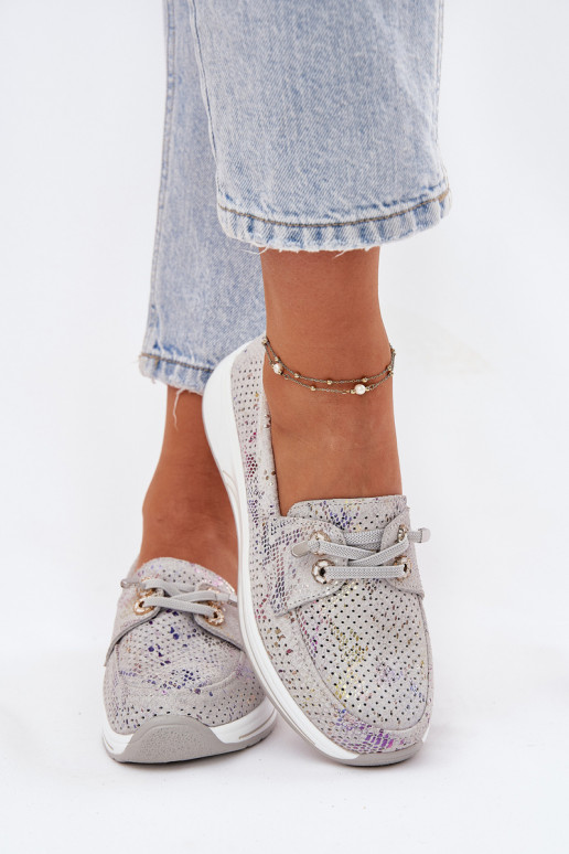 dalla pelle scamosciata scarpe Realizzato in pelle naturale con una piattaforma Artiker 56C2104 colore grigio dalla pelle scamosciata scarpe Realizzato in pelle naturale con una piattaforma Artiker 56C2104 colore grigio