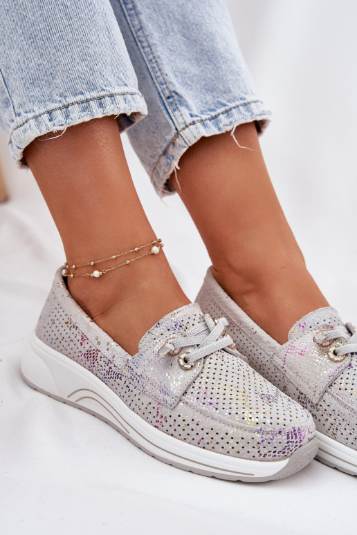 dalla pelle scamosciata scarpe Realizzato in pelle naturale con una piattaforma Artiker 56C2104 colore grigio dalla pelle scamosciata scarpe Realizzato in pelle naturale con una piattaforma Artiker 56C2104 colore grigio