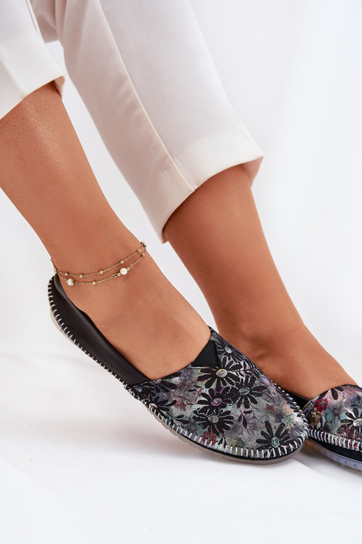 Ballerine con scritti Deveciejka T1930-39 colore nero Ballerine con scritti Deveciejka T1930-39 colore nero