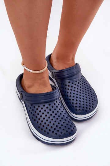 Pantofole in schiuma leggera Femminile blu scuro Ardanica 2
