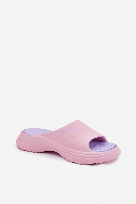 Pantofole leggere Pantofole da donna Big Star RR274A587 colore rosa