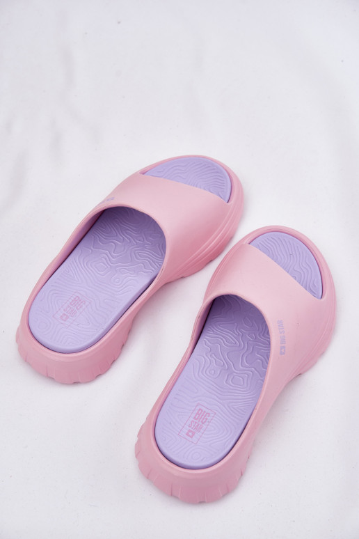 Pantofole leggere Pantofole da donna Big Star RR274A587 colore rosa