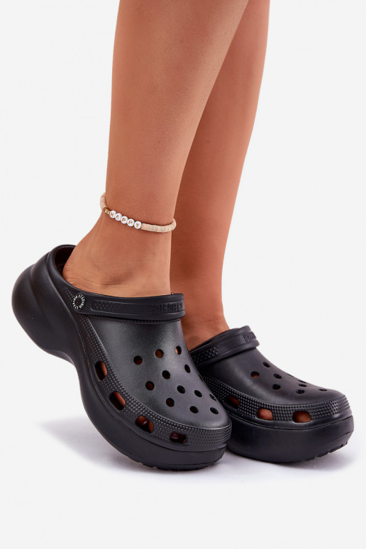 Pantofole leggere Pantofole da donna con suole massicce alla moda Big Star RR274A118 colore nero Pantofole leggere Pantofole da donna con suole massicce alla moda Big Star RR274A118 colore nero