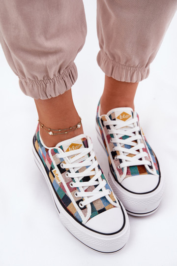 Elegantellato Scarpe per il tempo libero con una piattaforma Lee Cooper LCIN-25-31-3441L Colori differenti