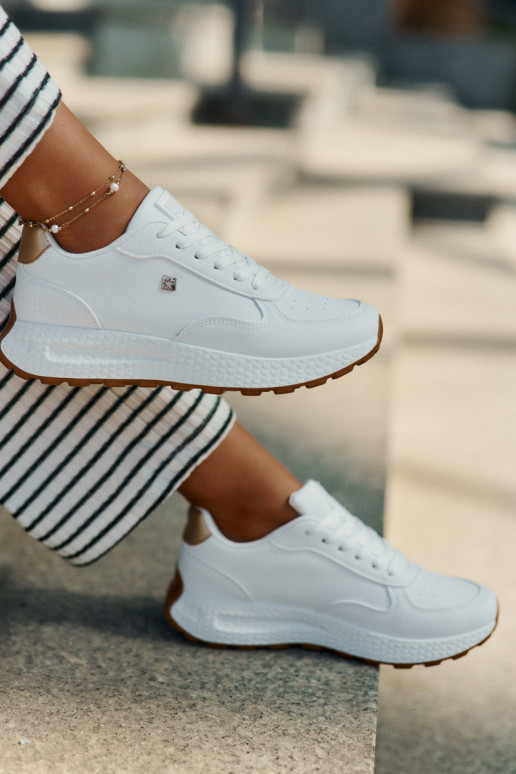 Scarpe sportive da donna Big Star RR274629 HI-POLY SYSTEM colore bianco