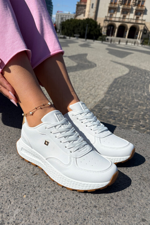 Scarpe sportive da donna Big Star RR274629 HI-POLY SYSTEM colore bianco