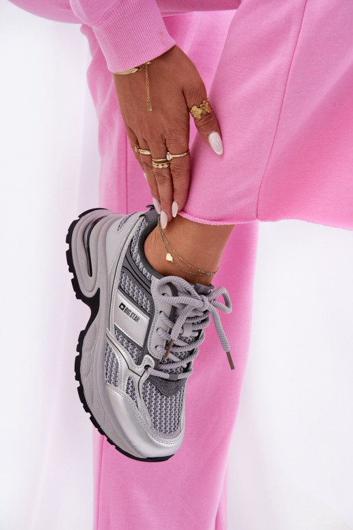 Scarpe sportive grigie da donna Big Star RR274A193