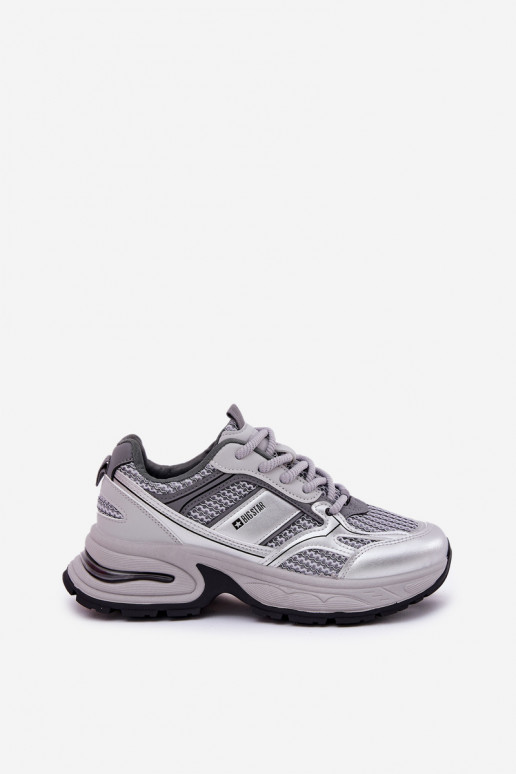 Scarpe sportive grigie da donna Big Star RR274A193