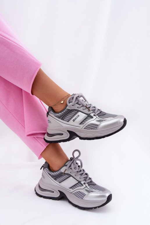 Scarpe sportive grigie da donna Big Star RR274A193