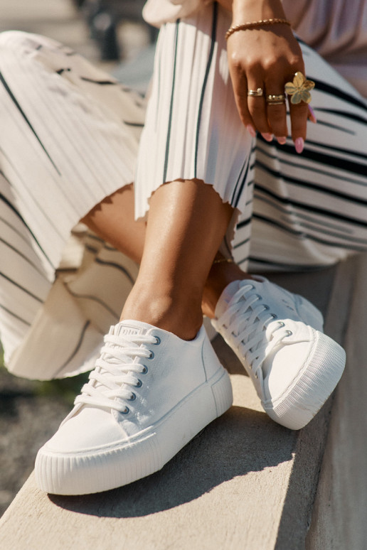 Batelai bianchi casual da donna Big Star RR274405