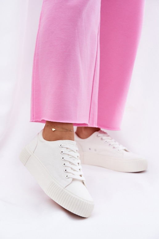 Batelai bianchi casual da donna Big Star RR274405