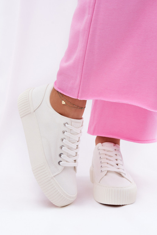 Batelai bianchi casual da donna Big Star RR274405