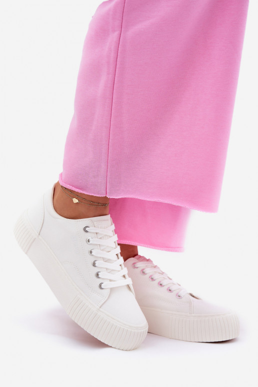 Batelai bianchi casual da donna Big Star RR274405