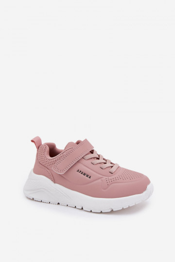Infantile  scarpe da ginnastica con una piattaforma colore rosa Mirivia