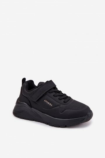 Infantile  scarpe da ginnastica con una piattaforma colore nero Mirivia