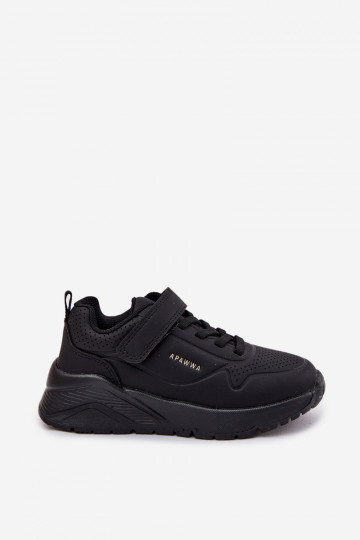 Infantile  scarpe da ginnastica con una piattaforma colore nero Mirivia 2