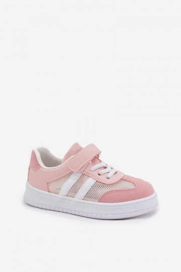 Scarpe modello sneakers Infantile con chiusure adesive colore rosa Sepovia