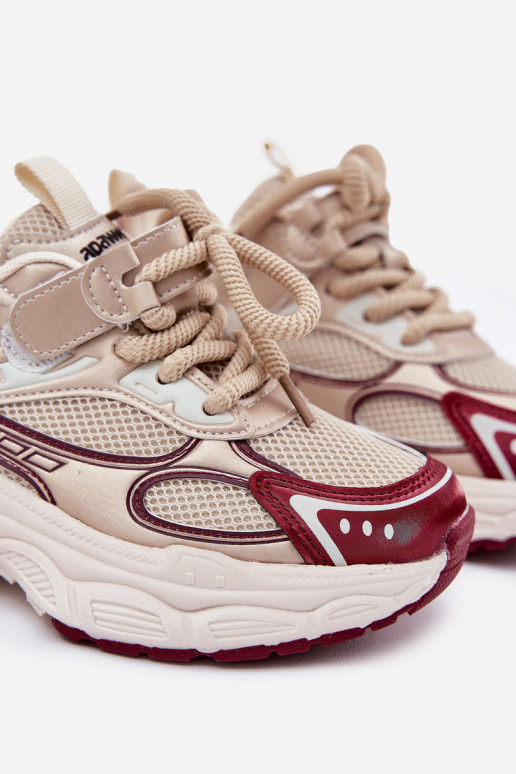 Scarpe modello sneakers Infantile Su una suola spessa colore dorato Xairana