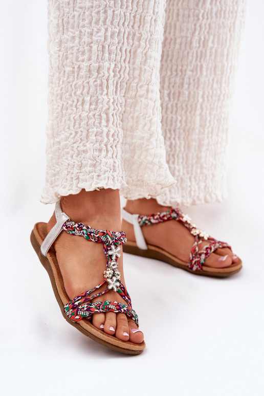 Sandali bassi da donna Z Plecionymi Paskami I Przypinkami Artiker 54C1322 Colori differenti Sandali bassi da donna Z Plecionymi Paskami I Przypinkami Artiker 54C1322 Colori differenti