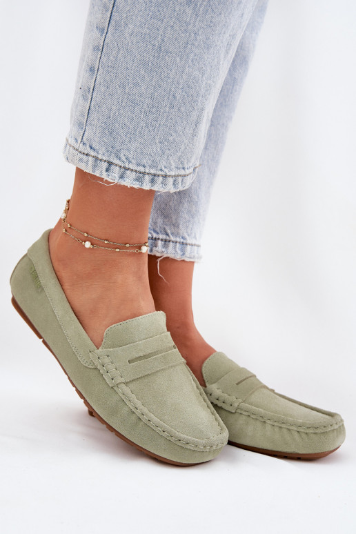 Mocassini in suede Big Star RR274945 colore verde Mocassini in suede Big Star RR274945 colore verde