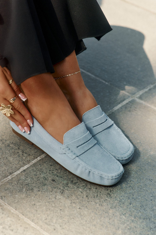 Mocassini in suede Big Star RR274943 colore blu Mocassini in suede Big Star RR274943 colore blu