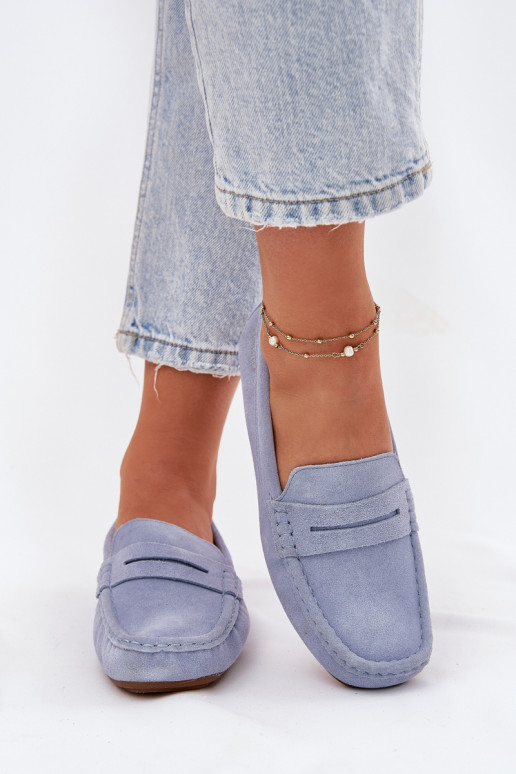 Mocassini in suede Big Star RR274943 colore blu Mocassini in suede Big Star RR274943 colore blu