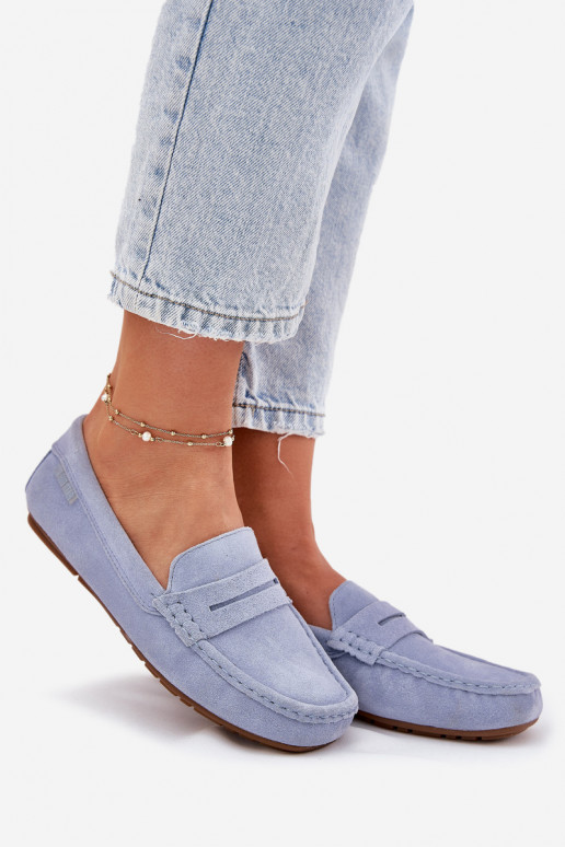 Mocassini in suede Big Star RR274943 colore blu Mocassini in suede Big Star RR274943 colore blu